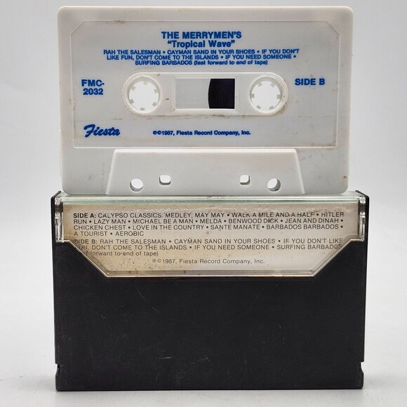 The Merrymen Tropical Wave Cassette 1987 Fiesta Records FMC 2032 - Picture 2 of 3